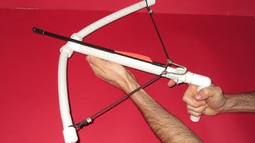 How to make a Crossbow - Homemade PVC Crossbow