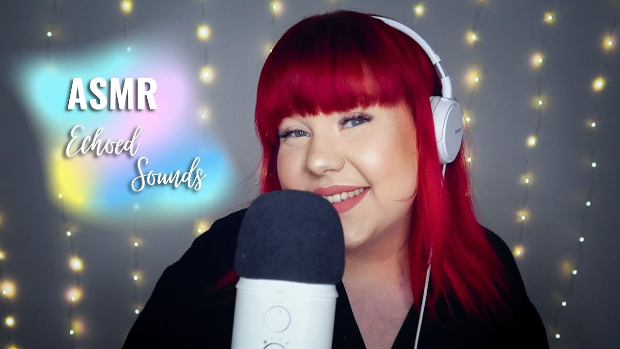 ASMR ⭐️💛 ECHOED SOUNDS - Phone Tapping, Hand Sounds & Tongue Clicking ⭐️💛 NO TALKING