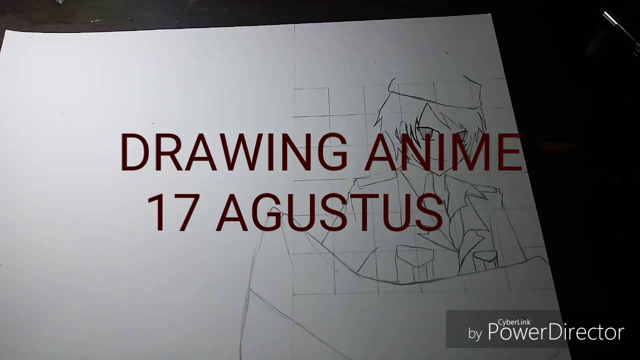Drawing Anime Special 17 Agustus Hut Indonesia Youtube