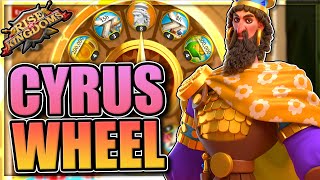Cyrus the Great 2x Wheel of Fortune in Rise of Kingdoms