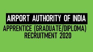 AAI Apprentice Recruitment 2020 | AAI Recruitment 2021 | Syllabus | Exam Pattern | Imp Date