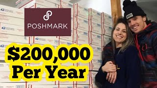 How They Make $200,000 in Poshmark Reselling Business - Side Hustle 2023