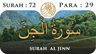 72 Surah Al Jinn  | Para 29 | Visual Quran with Urdu Translation