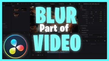 How to Blur Part of a Video in Davinci Resolve 2025?
