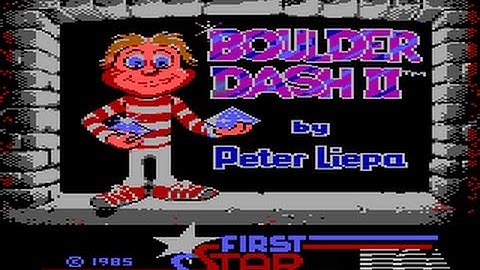 Boulder Dash II (PC/DOS)1985, IBM PCjr/Tandy, EA, First Star Software