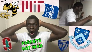 COLLEGE DECISION REACTIONS 2021 *punched the wall* (Georgia Tech Acceptance, MIT, Duke, Columbia)