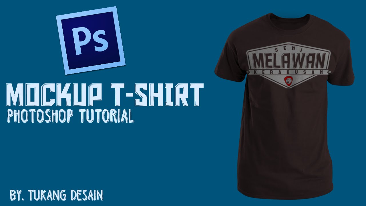 Download Mockup Kaos Dengan Photoshop Mockup T Shirt Simple Photoshop Tutorial Youtube