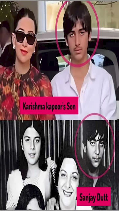 Karishma kapoor boy looking like sanjay dutt son