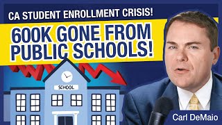 CA Student Enrollment Crisis: 600k Gone from Public Schools!