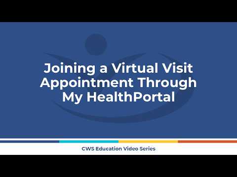 Joining a Virtual Visit Through MyHealthPortal