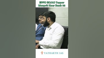 EPFO Topper mock Interview - Manprit Kaur Rank 95 | Join Yatharth IAS for EPFO APFC EO/AO Exams 2023