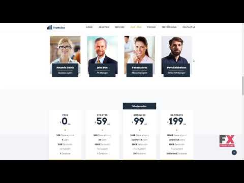 Investro - Investment Company HTML5 Landing Page Template TMT | Free