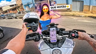 A PASSAGEIRA DA UBER QUIS CORRIDA PARTICULAR 😏 | UBER DE TRACER 900 😈