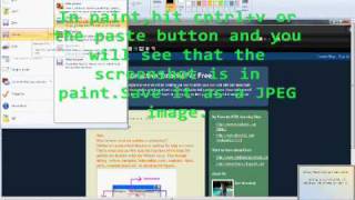Details Taking a Screenshot in Windows Xp,Vista or Win 7 Update