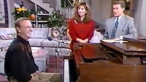 Peter Allen on Live with Regis and Kathie Lee 1990