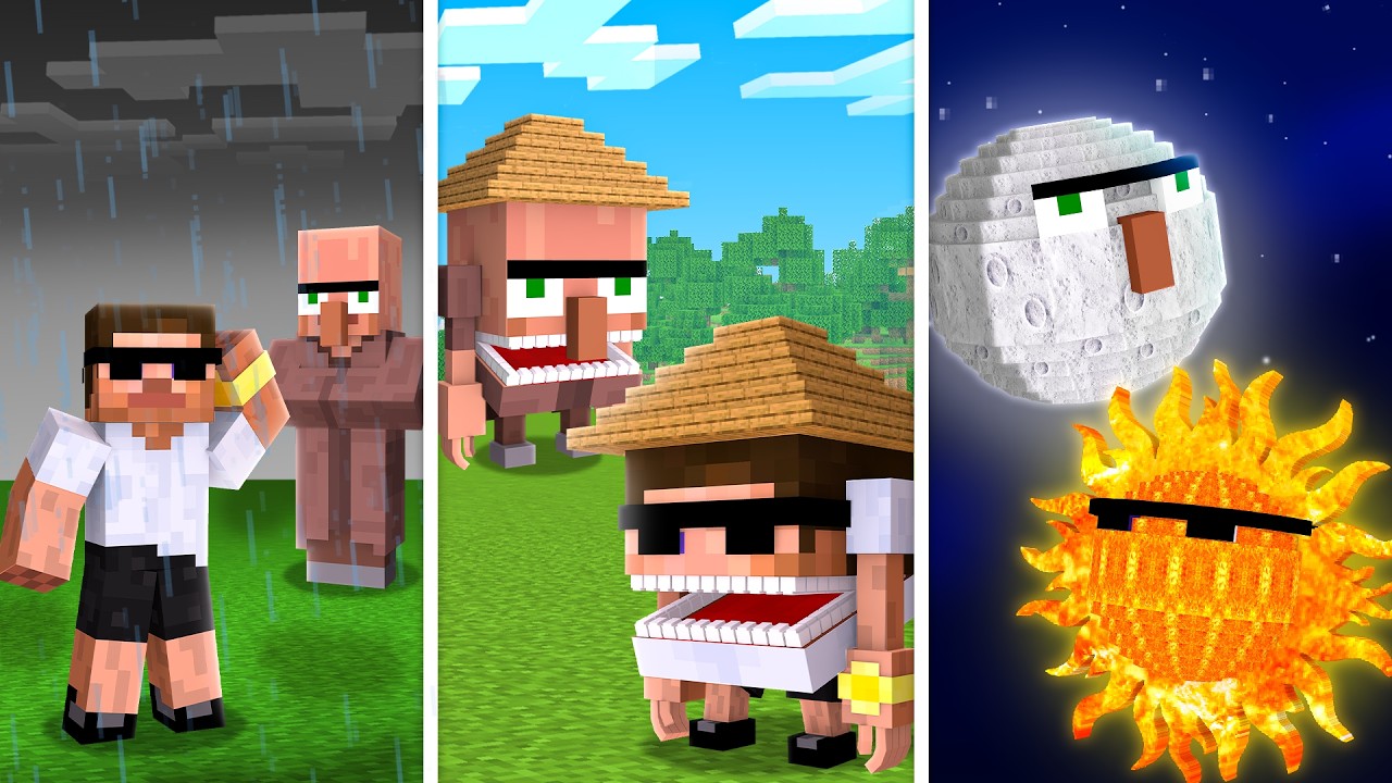 Minecraft But We Can Become Any Structure..