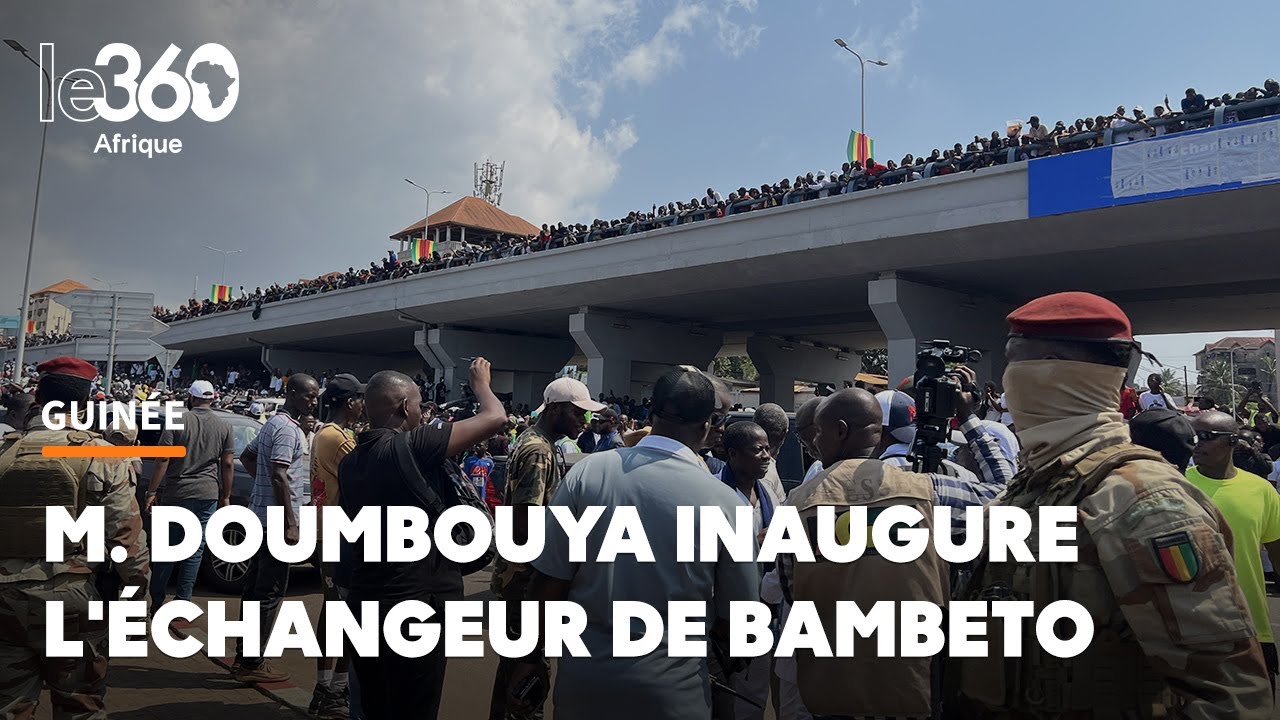 Bambeto change de visage: l’échangeur inauguré par le Général Doumbouya électrise la foule