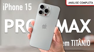 Este é o NOVO iPHONE 15 PRO MAX em detalhes.. Será que vale a pena?