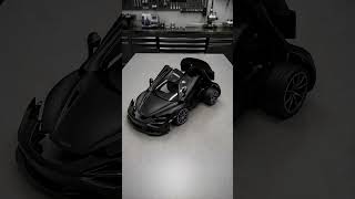 McLaren 720S unboxing 🖤⚡ #transformer #mechanics #miniatures #collection #mclaren  #matteblack
