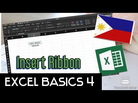 #4 EXCEL TAGALOG TUTORIAL 2020 - Insert Ribbon - Absolute Beginner