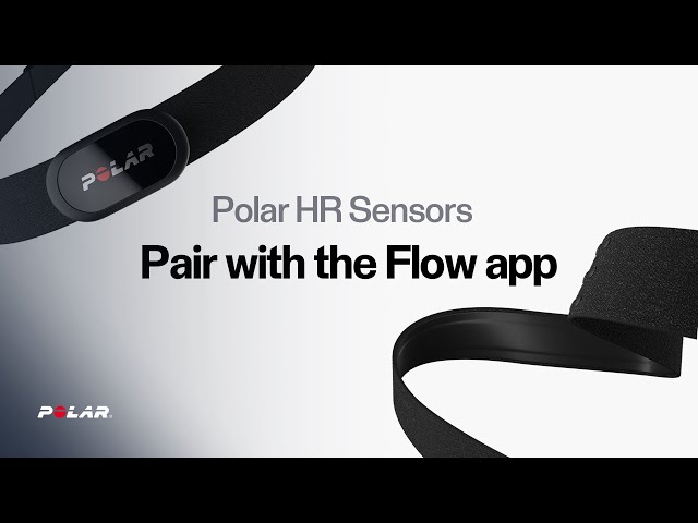 Polar heart rate sensors  How to pair with the Flow app 