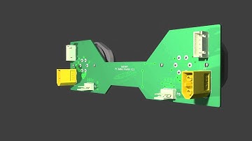 Turntable animaiton with KiCad and Blender
