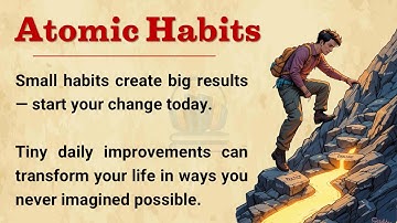 Atomic Habits - Small Habits, Big Change 🔥 || Graded Reader || Improve Your English ✅