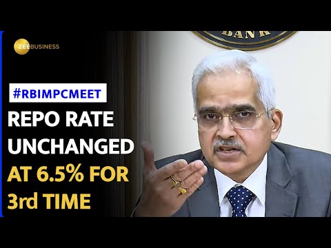 RBI MPC Keeps Repo Rate Unchanged At 6.5%; Raises Inflation Forecast To 5.4%