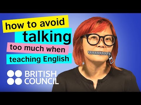 How to avoid talking too much when teaching English