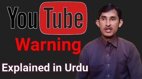 YouTube Community Guideline Warning Strick Explained In Urdu By Technical Umar