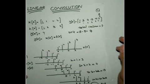 LINEAR CONVOLUTION//DSP//SIGNAL AND SYSTEM//EXAMPLE//YOUTUBE