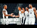 Top 10 San Antonio Spurs Plays of The Year! 🎉