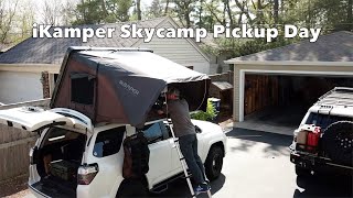 Rob and jeff go pickup the ikamper skycamp rtt bring it home to show
kids.