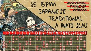 Traditional Japanese Backing Track | A Iwato Scale - 85 BPM