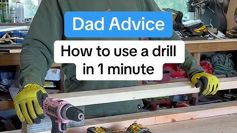 How to PROPERLY use a drill (including what the numbers mean)