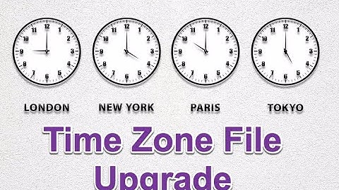 Time zone file upgrade