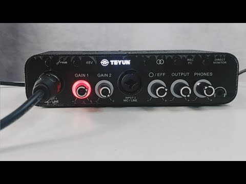 Audio Demo of Teyun Q-26 Audio Interface Using a Mobile Phone