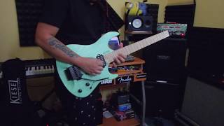 Video thumbnail of "Passages by Frank Gambale, Short Cover Only with my Kiesel Osiris Guitar"