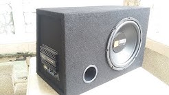 How to Make DIY Powered Car Subwoofer Box 