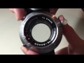 ２眼レンズ、MAMIYA(マミヤ) SEKOR 105mm F3.5の動作チェック、検品方法