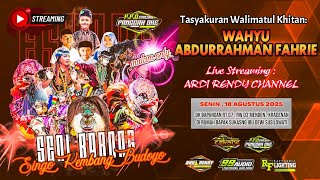 Live Seni Barong Ft Jaranan SKB Singo Kembang Budoyo Khitanan Fahrie Bapangan 18 Agus 2025