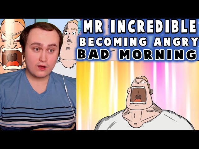 mr incredible becoming angry meme (you spill water) 