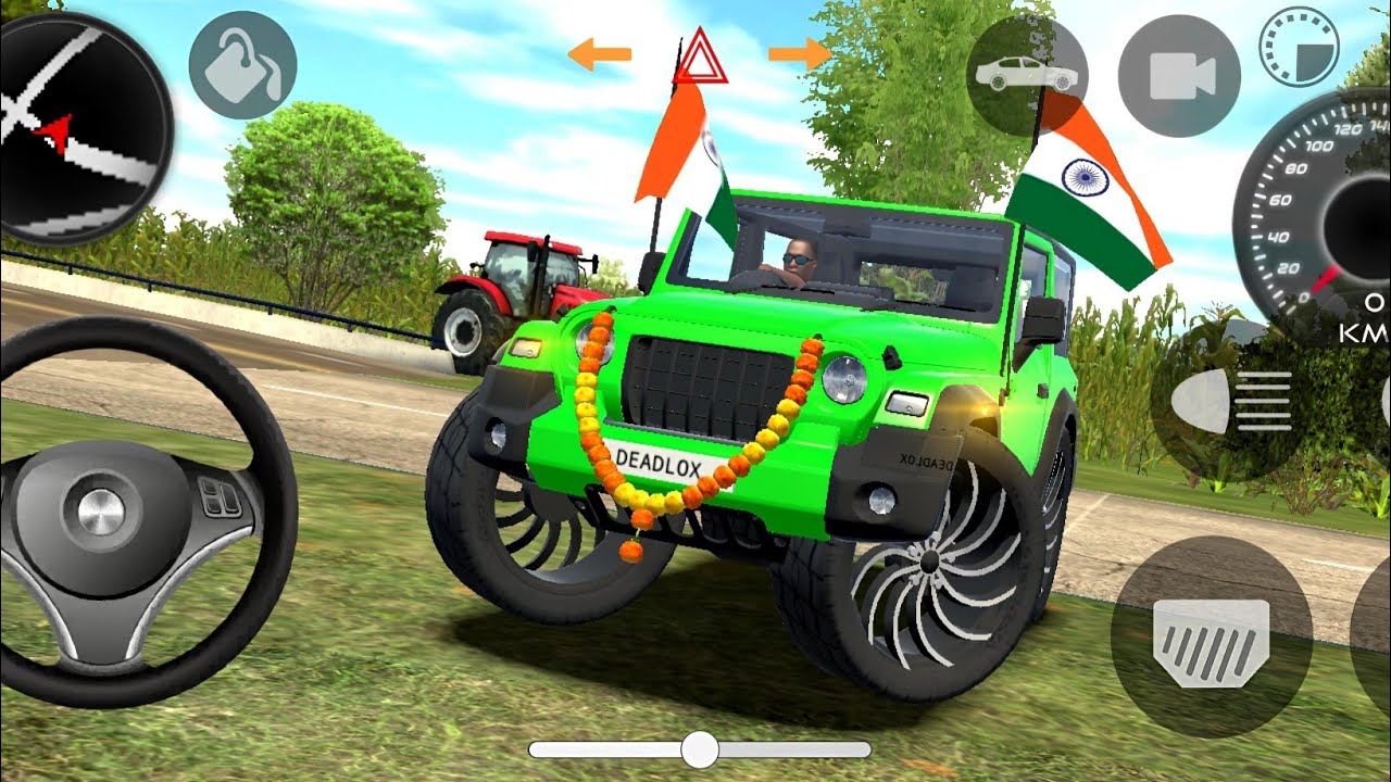 Modified Mahindra Thar 😈 Gameplay: Indian Green Thar (Gadi wala game) Android #2026 