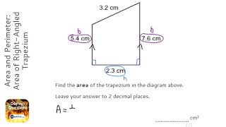 Topic: area and perimeter: of right-angled trapeziumdo this paper
online for free: https://www.onmaths.com/area-and-perimeter/grade:
3this question appe...