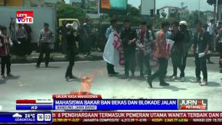 Kunjungan SBY di Bandung Disambut Demo Mahasiswa