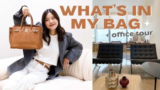 What's In My Bag ช่าพกอะไรในกระเป๋า Hermes Birkin!? / พาทัวร์ Kirimaya Office | Chacha Natcha