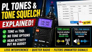 Ham Radio PL Tones vs Tone Squelch Explained | Repeater Programming Basics