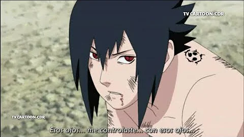 Como Sasuke escapa da explosão do Deidara?