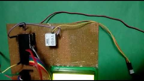 Temperature control DC fan using ATMEGA 16