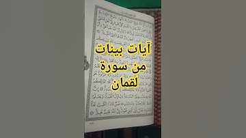 آيات بينات من #سورة_لقمان #القرآن_الكريم #قرآن #tilawati354 #ترند #اكسبلور #لايك #تيك_توك